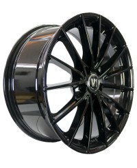 Jante ALU, V1 Wheels V2 Noir brillant laqué 8X18 5/ 112 ET35 , Alésage 66.6