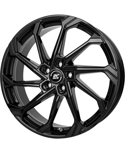 Jante Alu RC-Design RC36 Schwarz lackiert 8,5x20 5x112 ET50 , Alésage 60.1