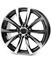 Jante Alu MAK WOLF Black mirror 8x19 5x112 ET30 , Alésage 76.1