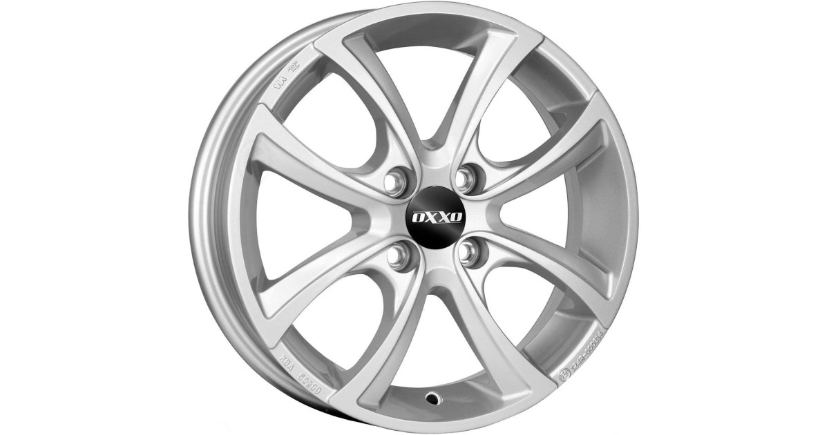 Jante Alu OXXO TELESTO Silver (OX10)  5x15 4x100 ET32 , Alésage 60.10