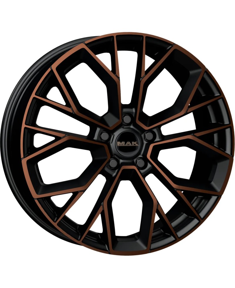 Jante Alu MAK Stilo (BLACK & BRONZE) 8,5x21 5x112 ET40 , Alésage 66.6