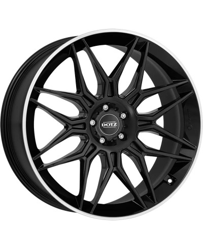 Jante ALU, Dotz Longbeach Black polished lip  10.5X21 5/ 114.3 ET48, Alésage 64.10