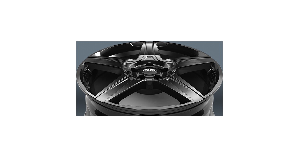 Jante ALU, CMS C34 Noir Brillant, 7.5X19 5/ 114.3 ET45, Alésage 67.1