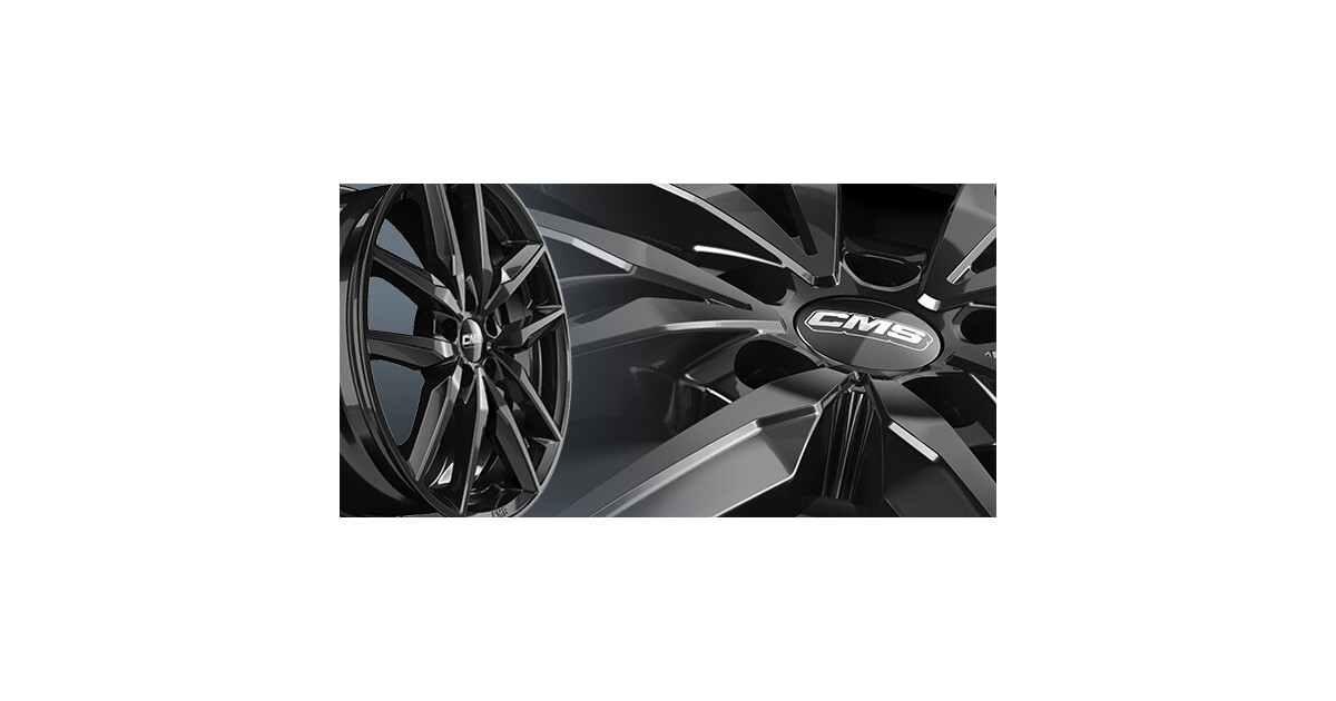 Jante ALU, CMS C28 Noir Brillant, 8X20 5/ 114.3 ET48, Alésage 67.1