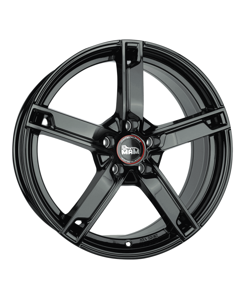 Jante ALU, MAM W4 BLACK PAINTED 5/112 ET43, Alésage 57.1