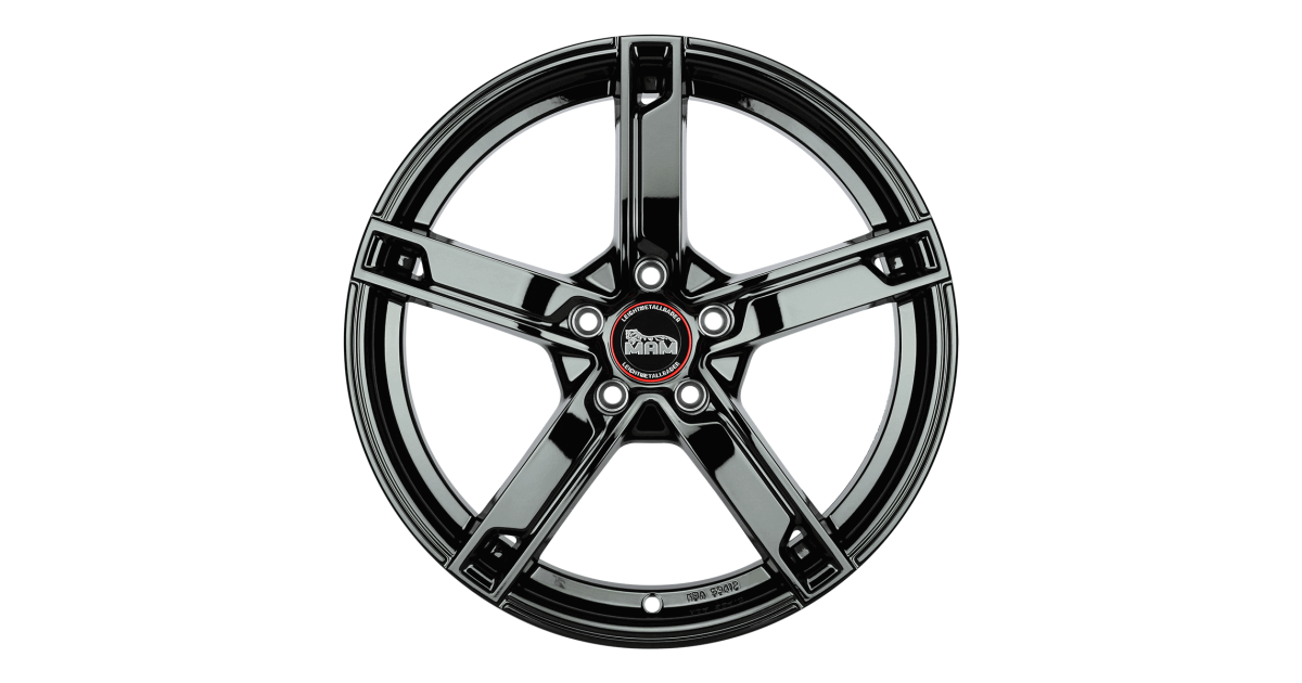 Jante ALU, MAM W4 BLACK PAINTED 5/112 ET43, Alésage 57.1