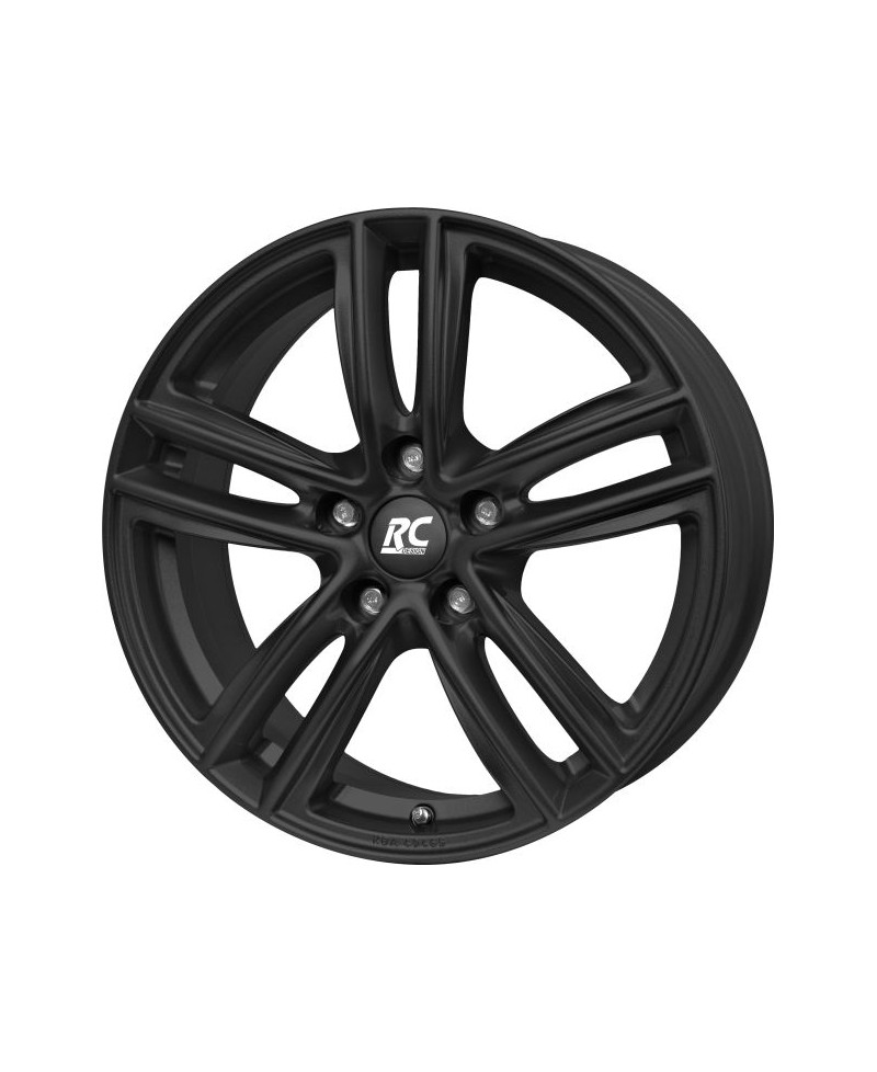 Jante Alu RC Design RC 27 Noir mat laqué 8x18 5x112 ET25, Alésage 66.6