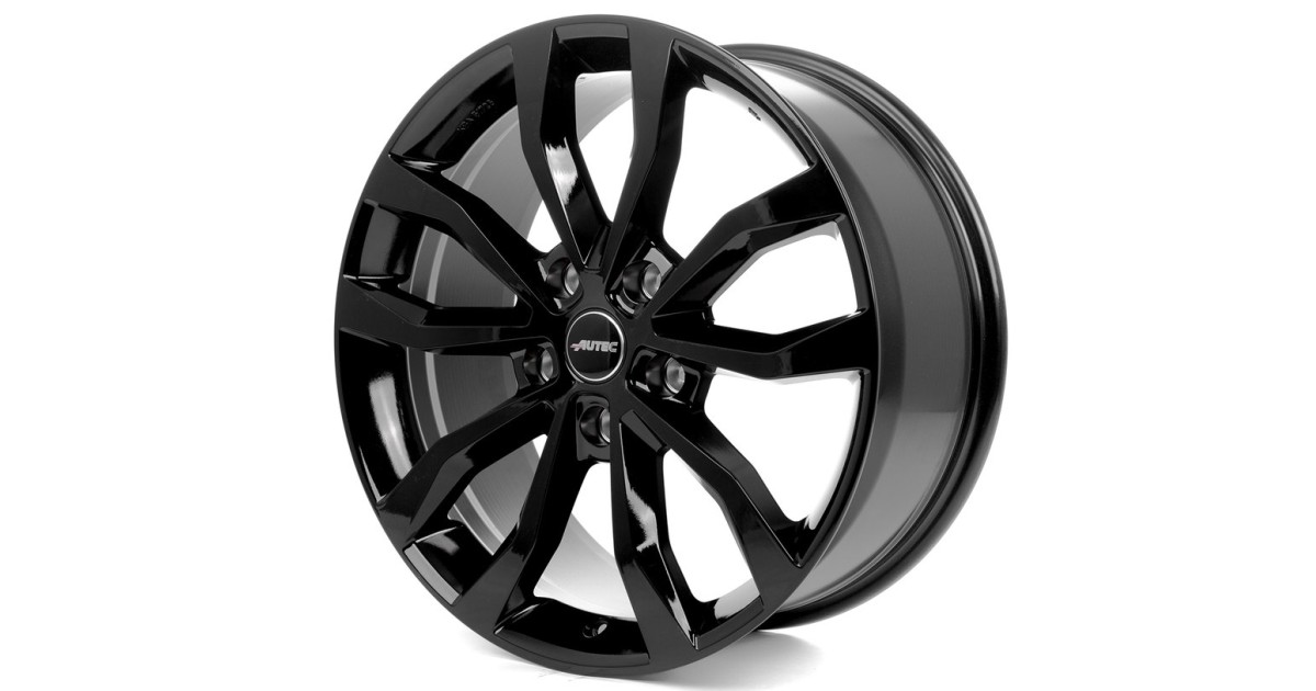 Jante Alu Autec Uteca Black 8,5x19 5x114.3 ET40  , Alésage 70.1