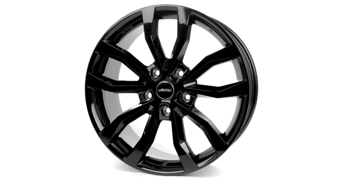 Jante Alu Autec Uteca Black 8,5x19 5x114.3 ET40  , Alésage 70.1