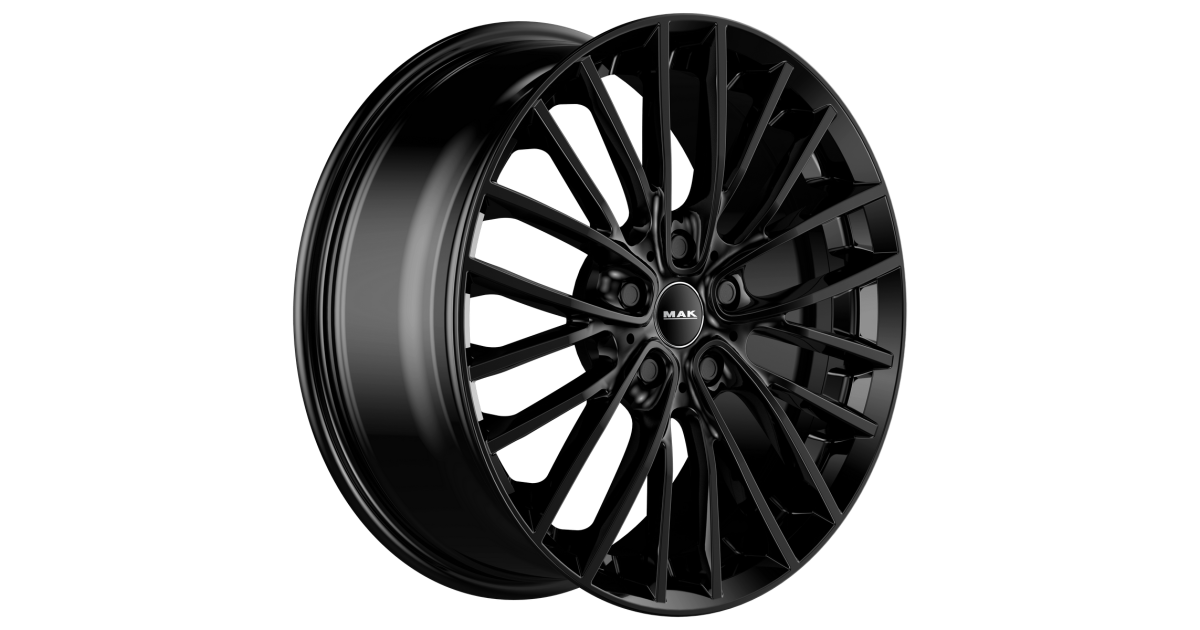 Jante Alu MAK Chelsea Gloss Black 8x19 5x112 ET46 , Alésage 66.6