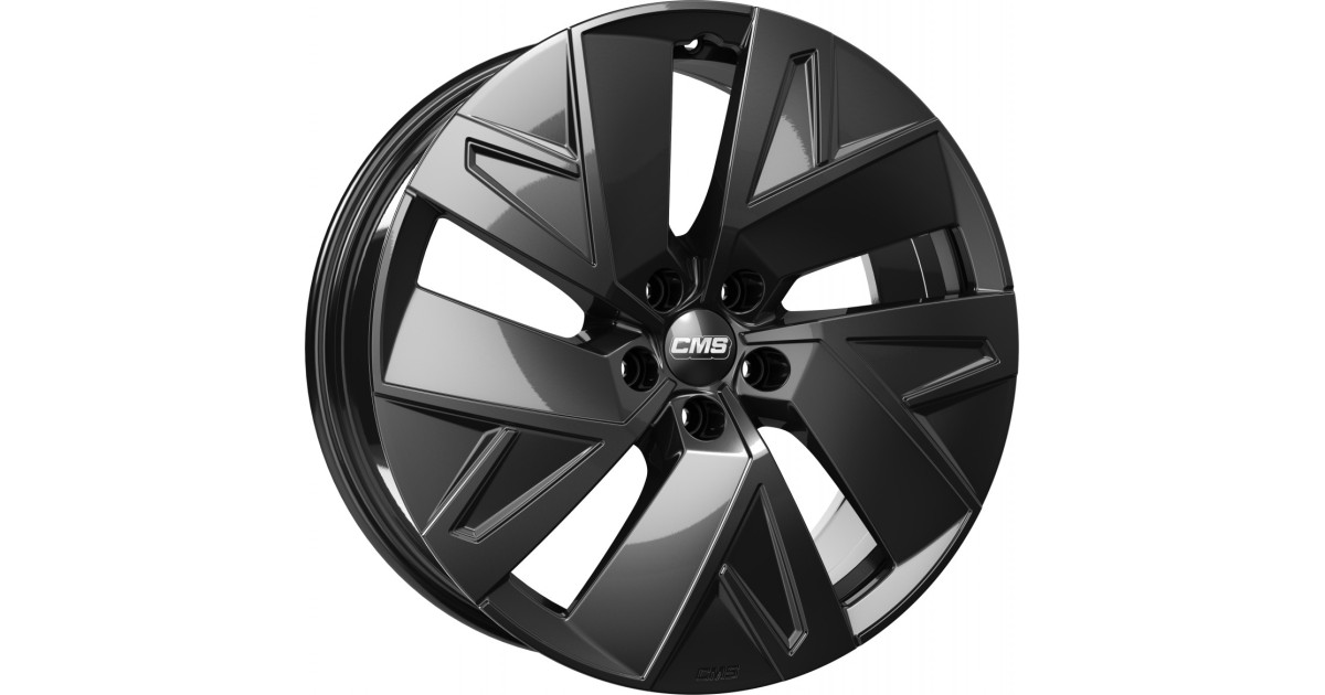 Jante ALU, CMS C32-AERO Noir Brillant, 7.5X18 5/ 108 ET44, Alésage 65.1