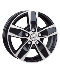Jante ALU, Autec Quantro Noir poli  6.5X16 5/ 118 ET66, Alésage 71.1