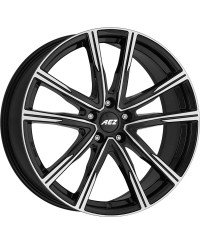 Jante Alu AEZ Montreal Black polished 8,5x20 5x114.3 ET54,5  , Alésage 67.1