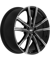 Jante Alu AEZ Montreal Black polished 8,5x20 5x114.3 ET54,5  , Alésage 67.1