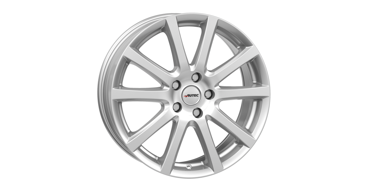 Jante Alu Autec Skandic Brilliant Silver, 7x17 4x100 ET37  Alésage 60.1