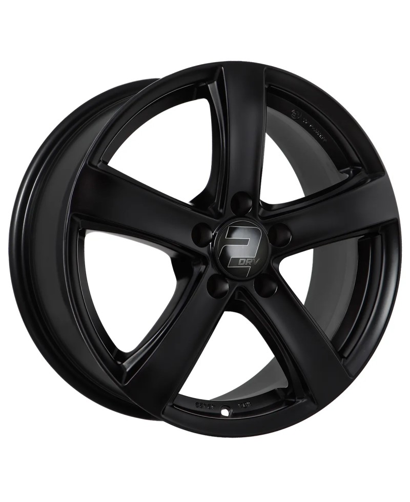 Jante ALU, Wheelworld - 2DRV WH24 Noir mat laqué 6.5X16 5/ 108 ET50, Alésage 63.4