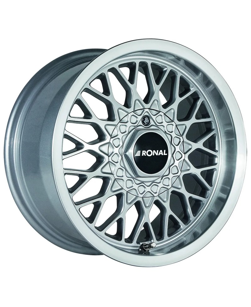 Jante ALU, Ronal LS Argent , Face polie 7.5X15 4/ 100 ET25, Alésage 57.1