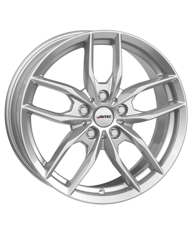 Jante Alu Autec  Bavaris Argent brillant laqué 8x18 5x112 ET54 , Alésage 66.6