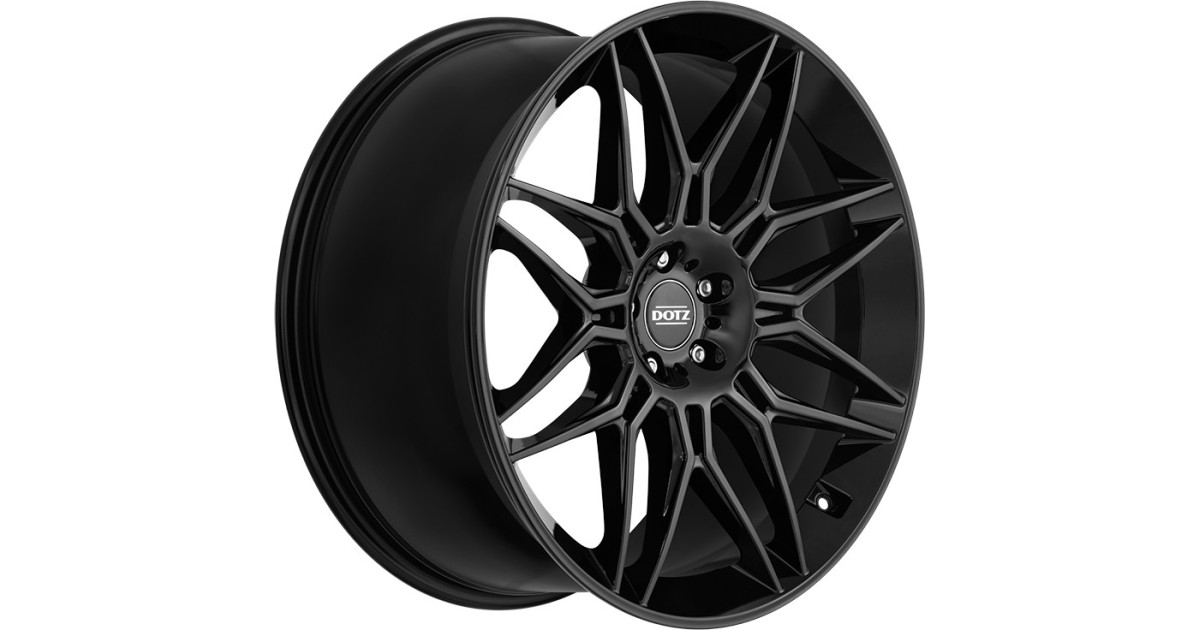 Jante ALU, Dotz Longbeach Black/ Polished lip 9.5X22 5/ 112 ET32, Alésage 66.6