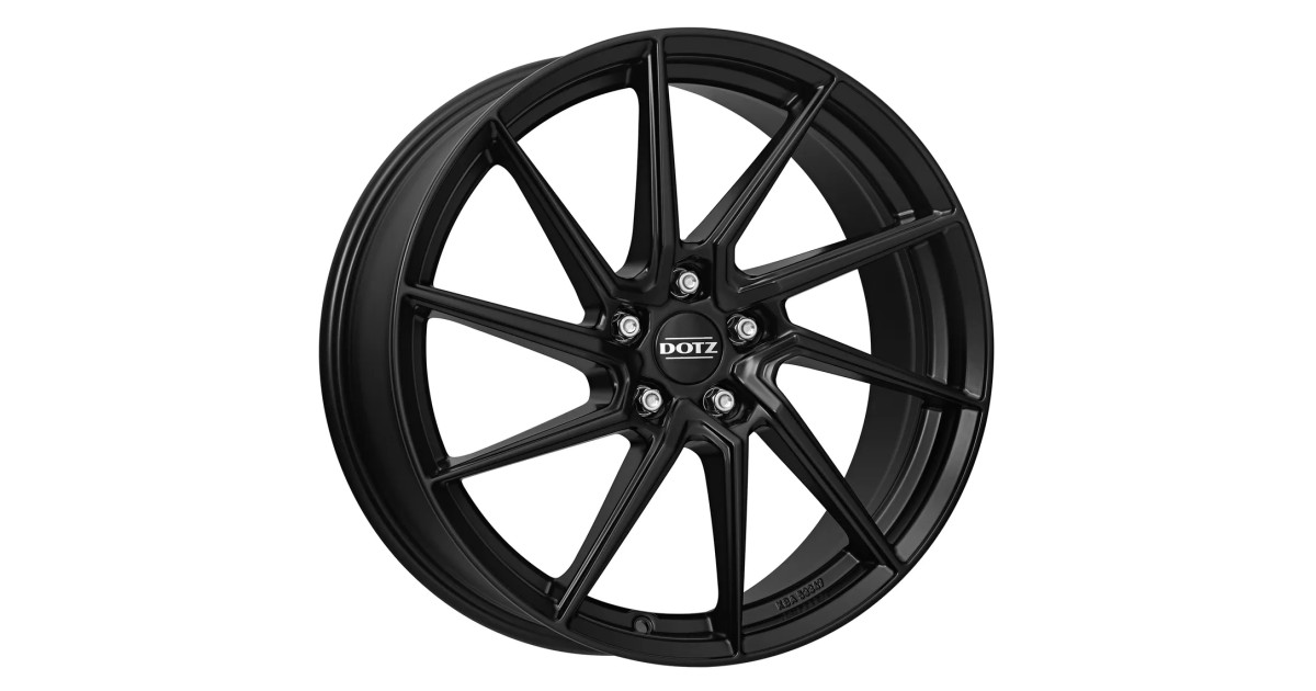 Jante ALU, Dotz  Spa Black matt 7.5X17 5/ 100 ET45, Alésage 60.1