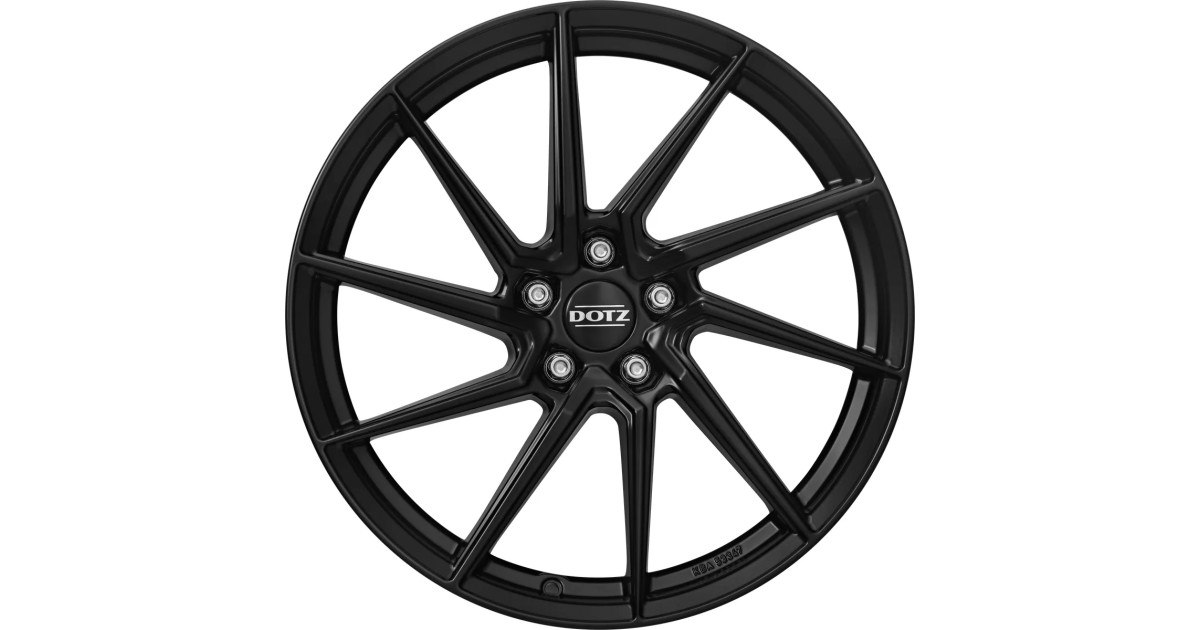 Jante ALU, Dotz  Spa Black matt 7.5X17 5/ 100 ET45, Alésage 60.1