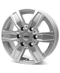 Jante ALU, Autec  Quantro 6 Argent brillant 7X17 6/ 139.7 ET57, Alésage 92.4