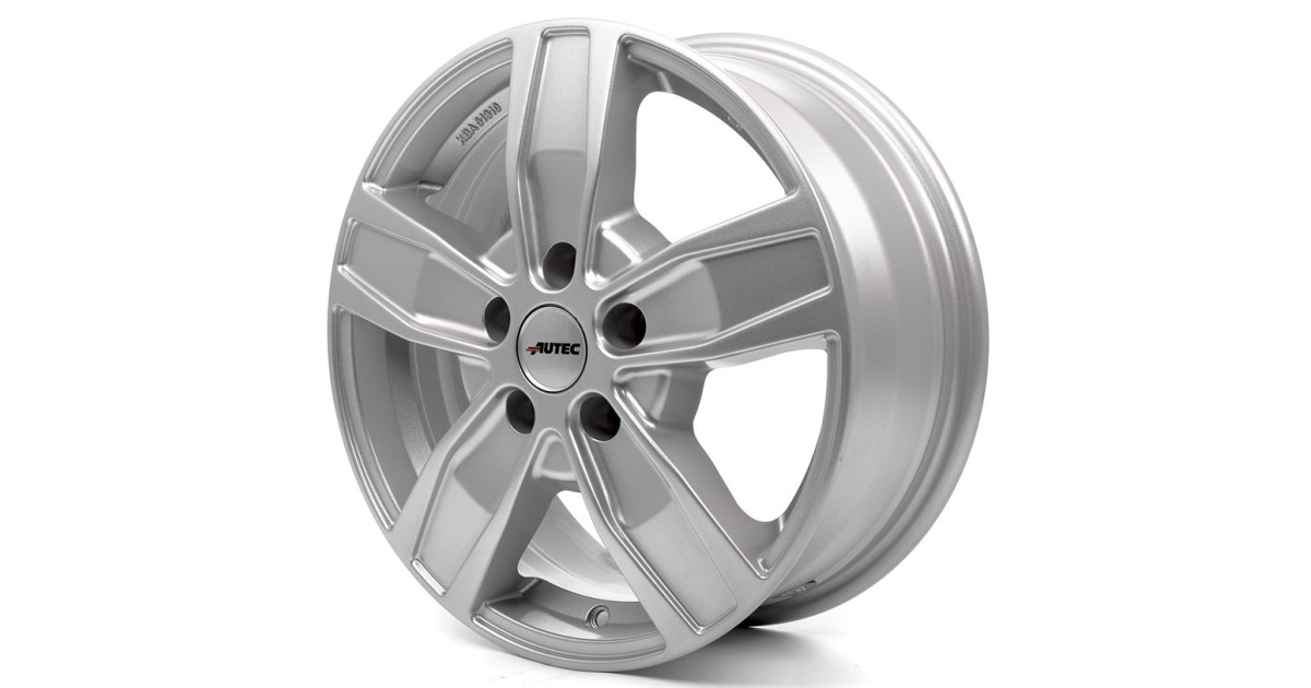 Jante ALU, Autec  Quantro 5 Argent brillant  6.5X16 5/ 160 ET60, Alésage 65.1