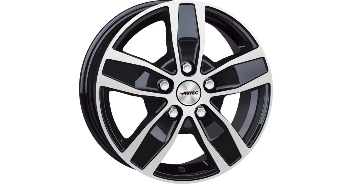 Jante ALU, Autec Quantro 5 Noir , Face polie 6X15 5/ 130 ET60, Alésage 84.1