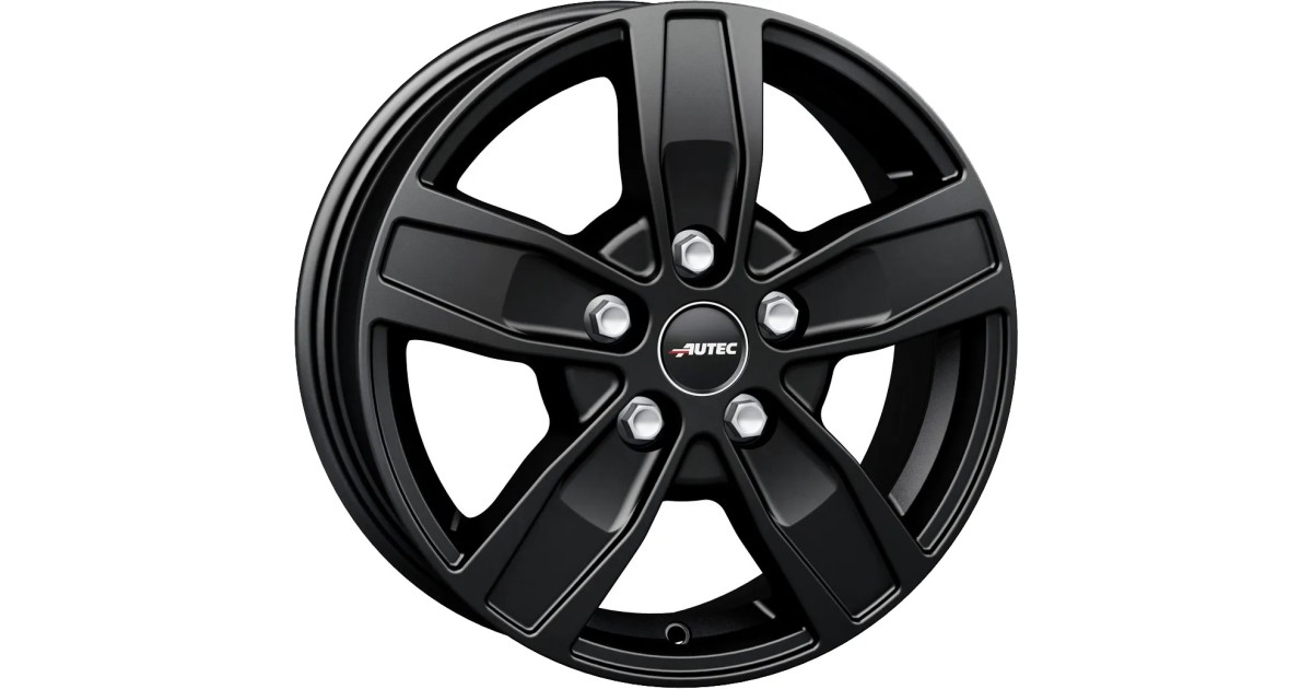 Jante ALU, Autec QUANTRO 5 Noir mat, 7X17 5/160 ET55, Alésage 65.1