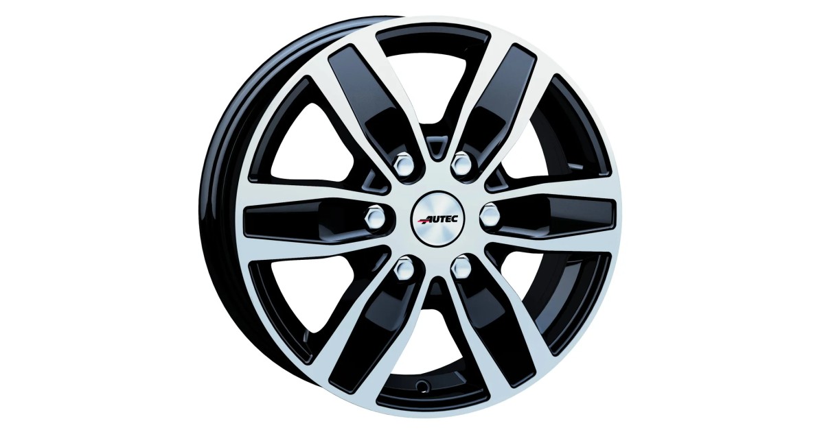 Jante ALU, Autec Quantro 6 Noir , Face polie 6.5X16 6/ 130 ET62, Alésage 84.1
