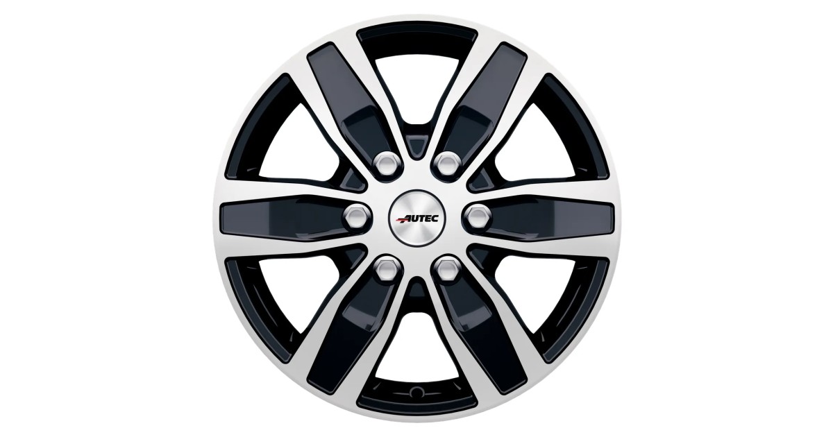 Jante ALU, Autec Quantro 6 Noir , Face polie 6.5X16 6/ 130 ET62, Alésage 84.1