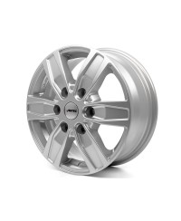 Jante ALU, Autec  Quantro 6 Argent brillant 7X17 6/ 130 ET57, Alésage 84.1