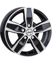 Jante ALU, Autec  Quantro 5 Noir , Face polie 7X17 5/114.3 ET37, Alésage 66.1