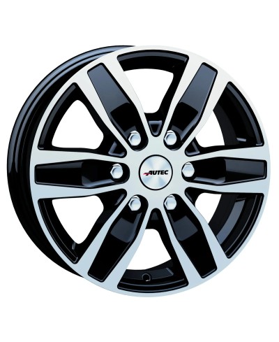 Jante ALU, Autec Quantro 6 Noir , Face polie  7X17 6/ 139.7 ET57, Alésage 92.4