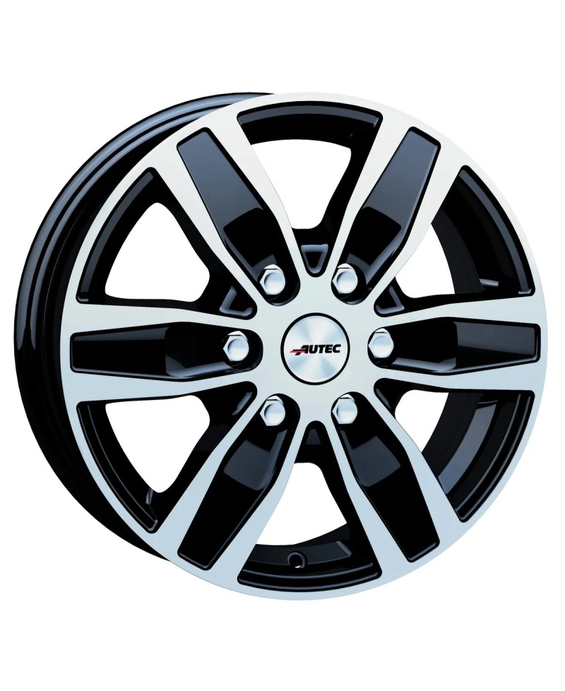 Jante ALU, Autec Quantro 6 Noir , Face polie  7X17 6/ 139.7 ET57, Alésage 92.4