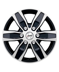Jante ALU, Autec Quantro 6 Noir , Face polie  7X17 6/ 139.7 ET57, Alésage 92.4