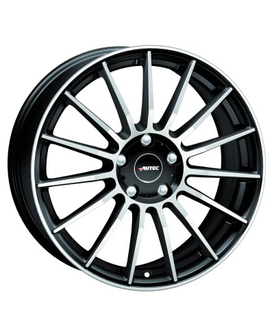 Jante ALU, Autec Lamera Noir , Face polie 8X19 5/ 108 ET45, Alésage 70.1