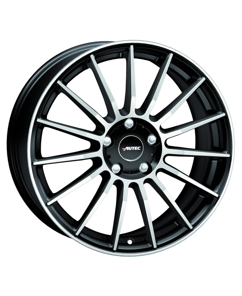Jante ALU, Autec Lamera Noir , Face polie 8X19 5/ 108 ET45, Alésage 70.1