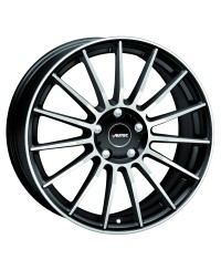 Jante ALU, Autec Lamera Noir , Face polie 8X19 5/ 108 ET45, Alésage 70.1