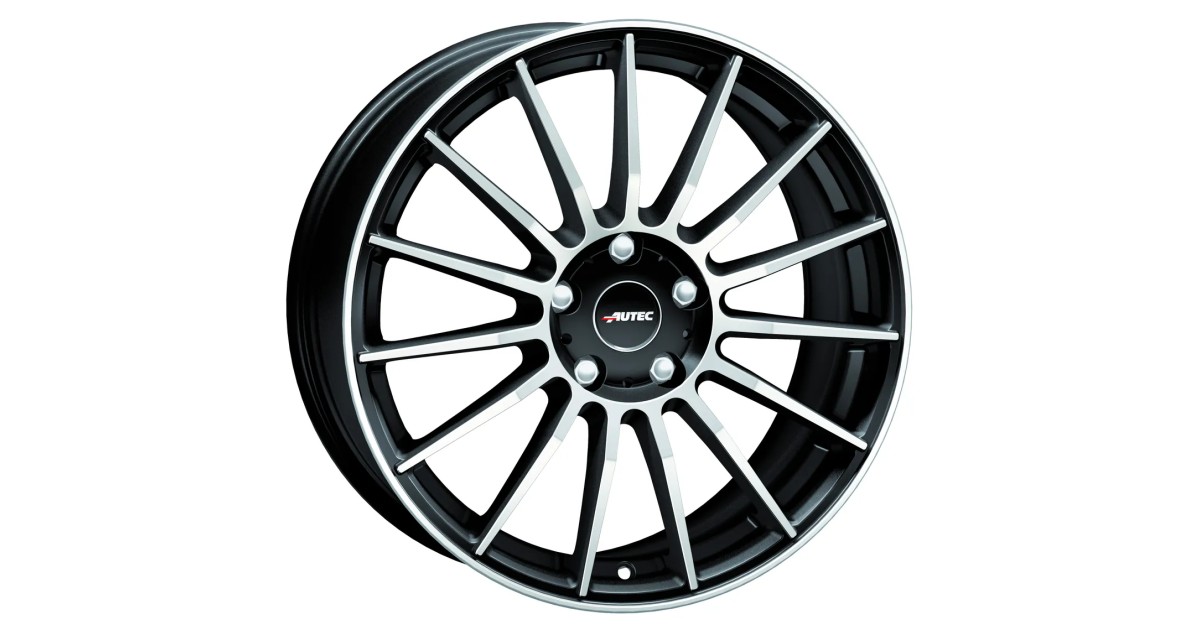 Jante ALU, Autec Lamera Noir , Face polie 8X19 5/ 108 ET45, Alésage 70.1