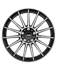 Jante ALU, Autec Lamera Noir , Face polie 8X19 5/ 108 ET45, Alésage 70.1