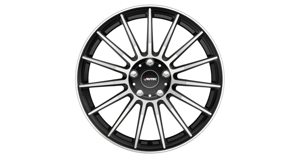 Jante ALU, Autec Lamera Noir , Face polie 8X19 5/ 108 ET45, Alésage 70.1