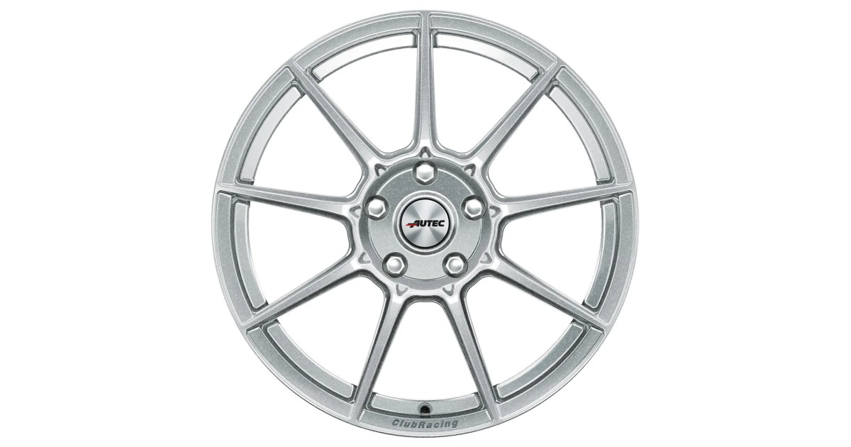 Jante ALU, Autec Club Racing Hyper silver  8.5X18 5/ 114.3 ET45, Alésage 70.1