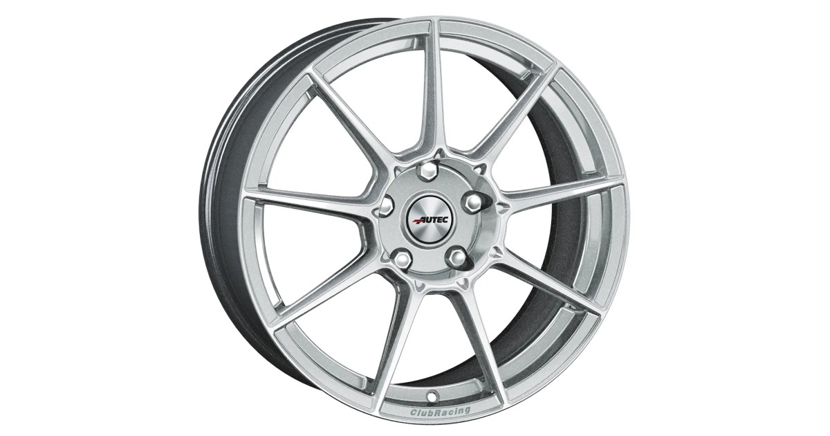 Jante ALU, Autec Club Racing Hyper silver 8.5X18 5/ 120 ET42, Alésage 72.6