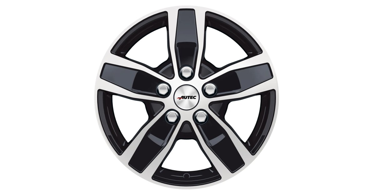 Jante ALU, Autec Quantro 5 Noir , Face polie 7.5X18 5/130 ET62, Alésage 89