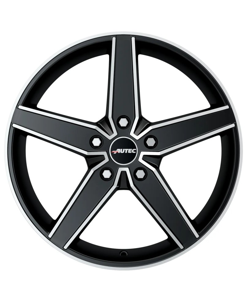Jante ALU,  Autec Delano Noir mat, Face polie 8.5X20 5/ 112 ET48, Alésage 70.1