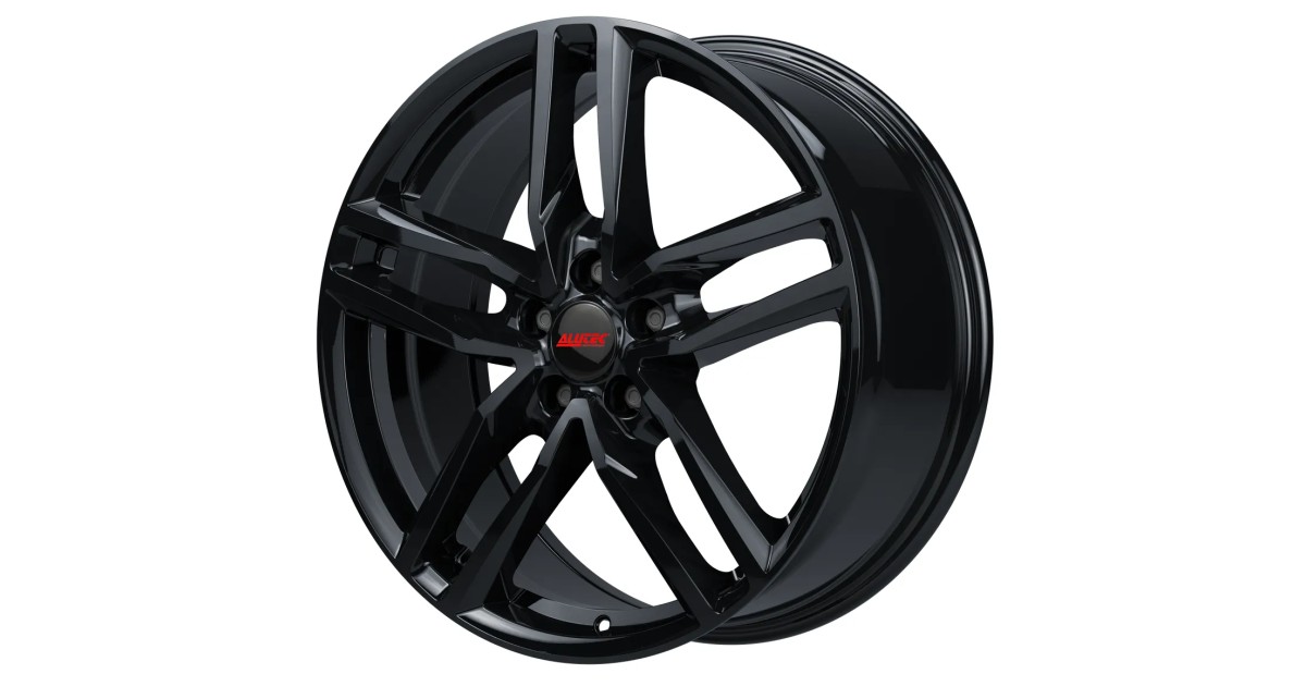 Jante Alu Alutec Ikenu Noir diamant 8x19 5x112 ET40 , Alésage 70.1