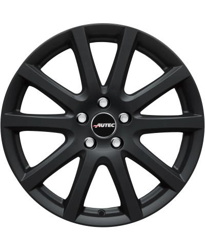 Jante ALU, Autec SKANDIC NOIR MAT  7X17 5/ 100 ET46, Alésage 60.1
