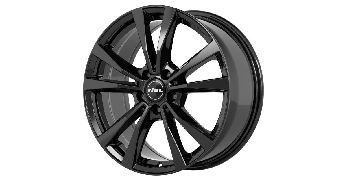 Jante ALU, Rial M12 Noir diamant  8X18 5/ 112 ET38, Alésage 66.6