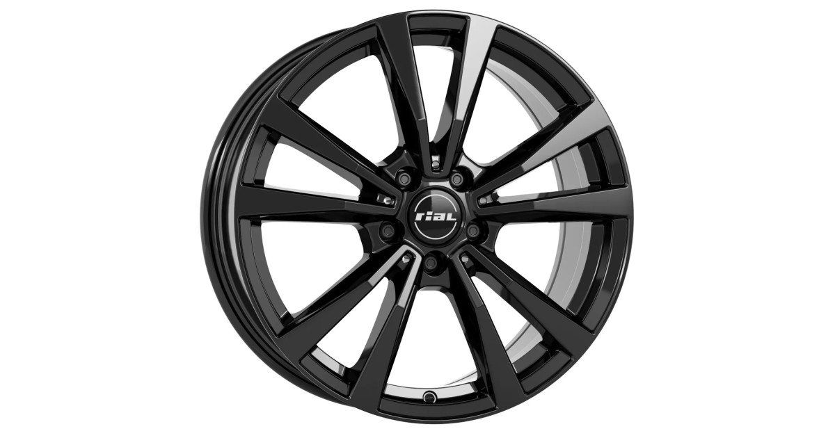 Jante ALU, Rial M12 Noir diamant  8X18 5/ 112 ET38, Alésage 66.6